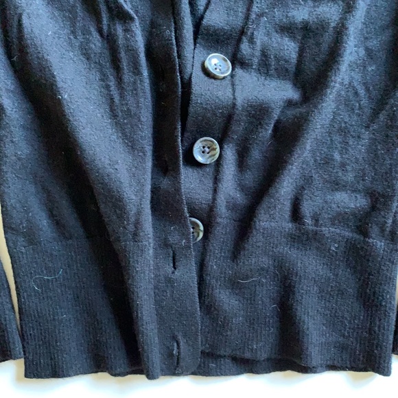 BANANA REPUBLIC black cardigan. Size s. Merino wool - Picture 4 of 6